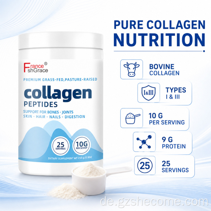 Shecome Collagen Peptides Powder Skin Joint Bone Support
